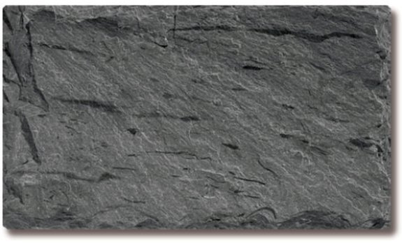 Mottled gray black slate