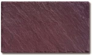 Royal Purple - A beautiful, nearly clear, dark purple slate. Some pieces may have small markings of green. Provides a contrasting roof for walls of light shades, or a harmonizing roof for brick walls. Some weathering to buffs can occur.