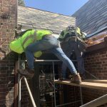 Repairing slate roof