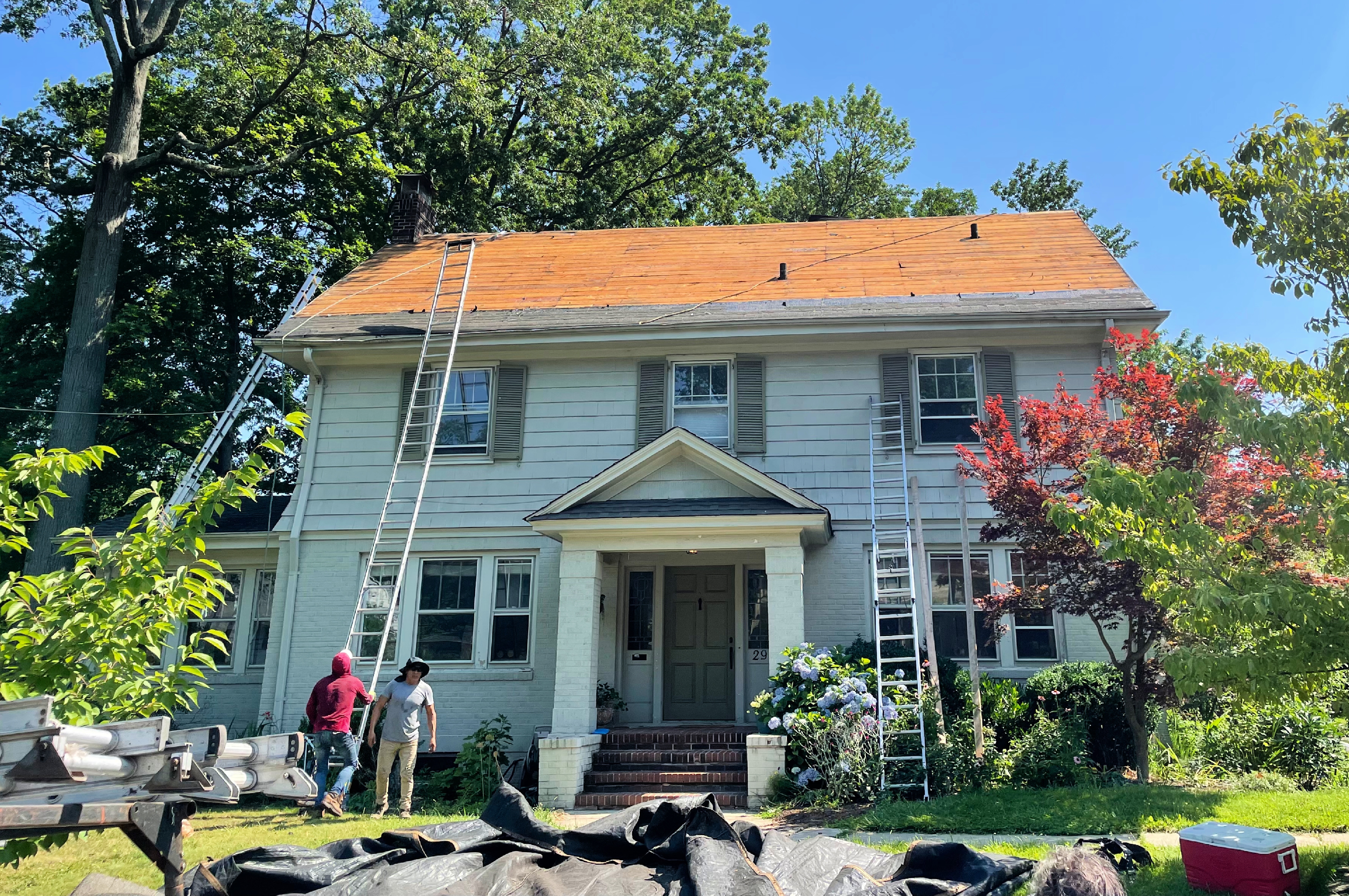 New roof installation in Maplewood, NJ